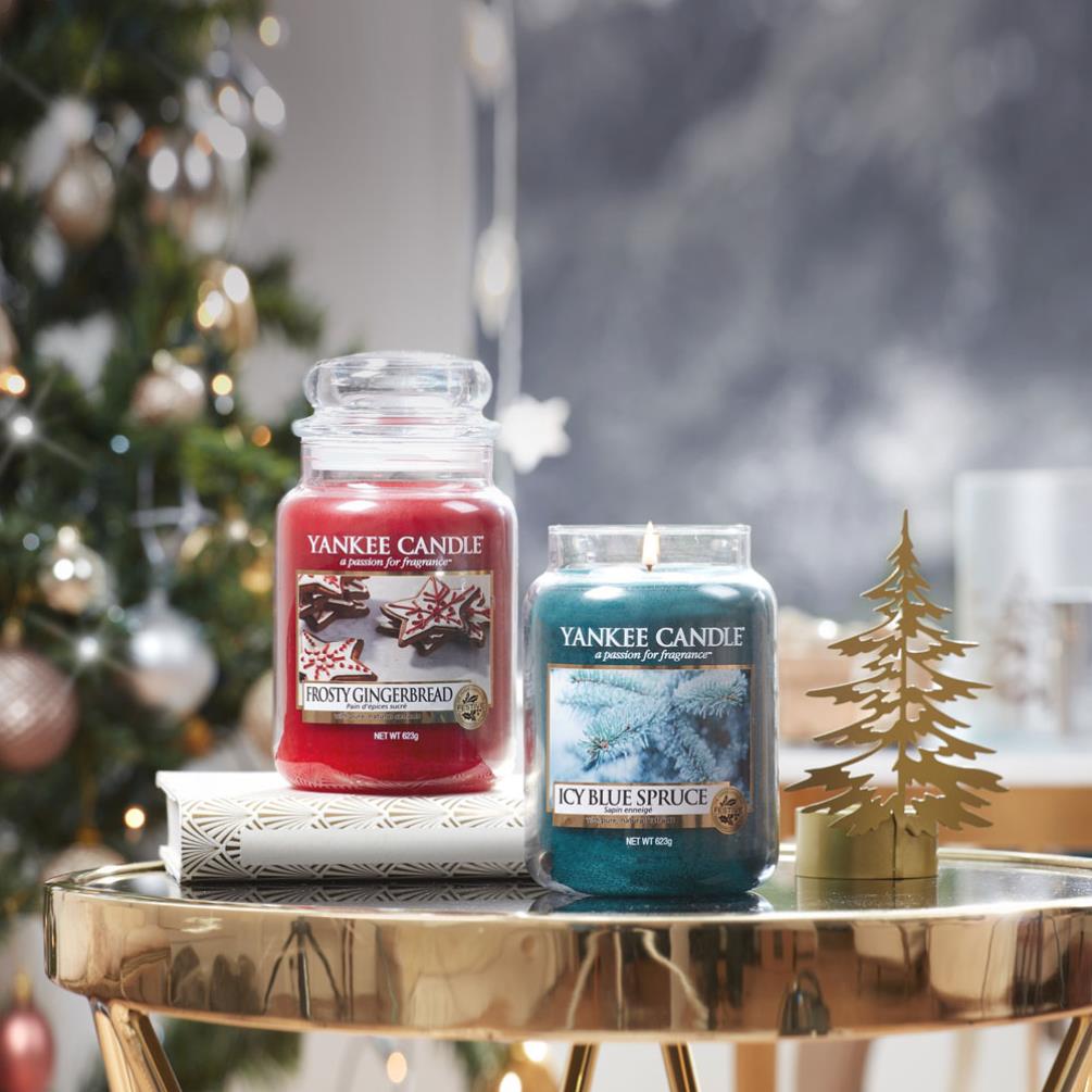 Yankee Candle Icy Blue Spruce Large Jar Extra Image 1